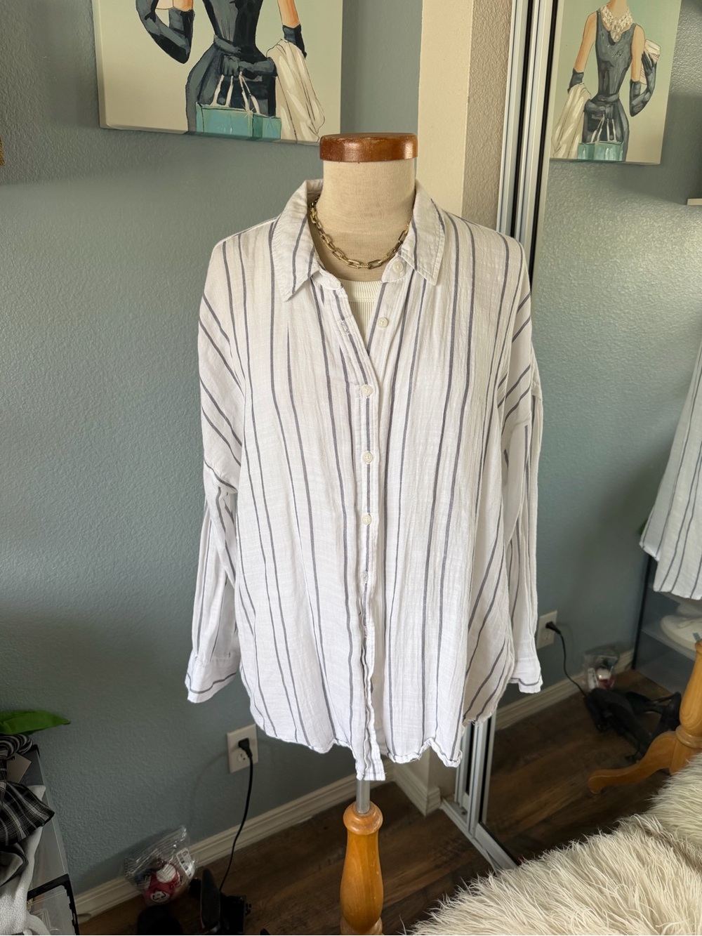 Wild Fable oversized button down